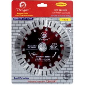 Dragon 5 Inch 10 Seg Diamond Saw Blade 135Mm 4135 Wall Chaser
