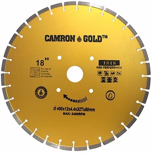 Camron Gold 18 Inch 32 Seg Diamond Saw Blade 450Mm 1818