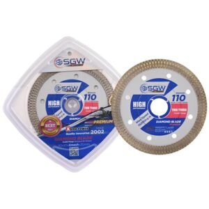 Sgw 4 Inch Thin Turbo Diamond Saw Blade 110Mm With Double Flange