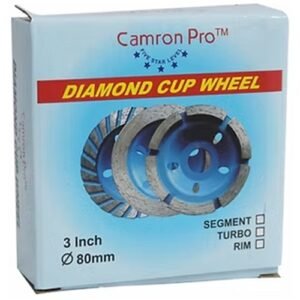 Camron Pro 3 Inch Diamond Cup Wheel Seg 80Mm