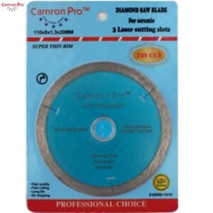 Camron Pro 4 Inch Rim With Laser Slot Diamond Saw Blade 110Mm Tri Cut