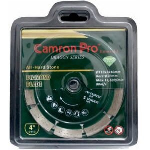 Camron Pro Dragon Series 4 Inch 9 Seg Diamond Saw Blade 110Mm Emerald