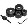 Red Elephant 6 Pieces Carbon Steel Hole Saw Set — Red Elephant Hole Saws