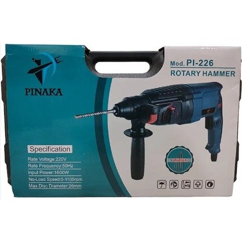 Pinaka 1600W Rotary Hammer 26Mm Pi-226