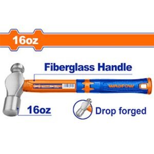 Wadfow Ball Pein Hammer Fiberglass Handle