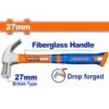 Wadfow Bent Head Claw Hammer Fiberglass Handle British Type