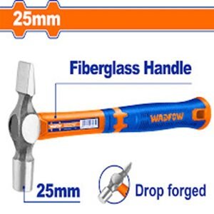 Wadfow Cross Pein Hammer Fiberglass Handle