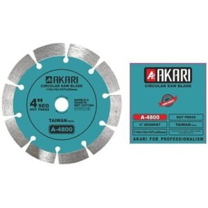 Akari 4 Inch 10 Seg Diamond Saw Blade 100Mm A-4800 — Akari Diamond Saw Blades