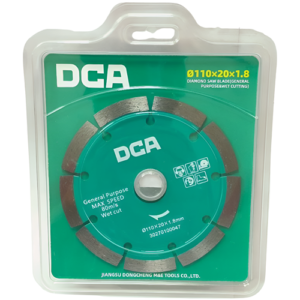 Alternative view of Dca 4 Inch 9 Seg Diamond Saw Blade 110Mm