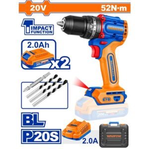 Wadfow 20V Cordless Impact Drill Machine Wcdp5281