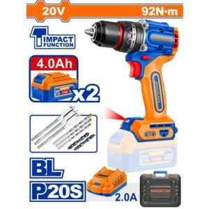 Wadfow 20V Cordless Impact Drill Machine Wcdp9281