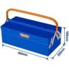 Wadfow 205Mm Tool Box With Compartments — Wadfow Tool Boxes And Bags