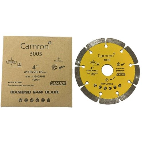 Camron 4 Inch 9 Seg Diamond Saw Blade 110Mm 3005