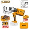 Ingco 1.5 Inch Square Cordless Hydraulic Cable Crimping Tool 42Mm Ctli2005 — Ingco Crimping & Tying Machines
