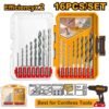 Ingco 16 Pieces Drill Bit Set Akdl11608 — Ingco Drilling Bits & Chisels