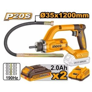 Ingco 20V Cordless Concrete Vibrator 35Mm Ccvli2025021