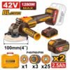 Ingco 4 Inch 1280W Cordless Angle Grinder 100Mm Cagli4128102 — Ingco Grinders