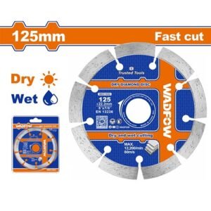 Wadfow 5 Inch 9 Seg Diamond Saw Blade 125Mm Wdc1K03