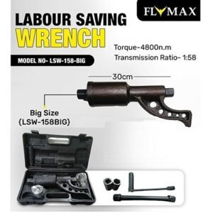 Flymax 1'' Square Drive Air Labor Saving Wrench 4800 N*M Big Lsw158