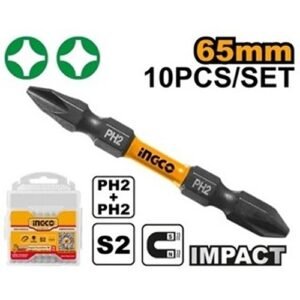 Ingco 65Mm +/+ Impact Screw Driver Bit 2.5 Inch Sdbim21Ph233