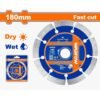Wadfow 7 Inch 9 Seg Diamond Saw Blade 180Mm Wdc1K04