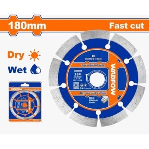 Wadfow 7 Inch 9 Seg Diamond Saw Blade 180Mm Wdc1K04