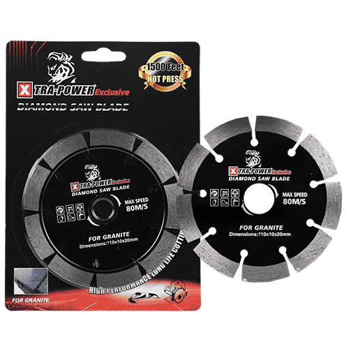 Xtra Power 4 Inch 9 Seg Diamond Saw Blade 110Mm Exclusive 1500 Ft Guaranteed