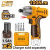 Ingco 12V Cordless Impact Screw Driver 6.30Mm Cirli12015 — Ingco Drills & Screw Drivers