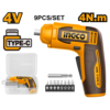 Ingco 4V Cordless Screw Driver Csdli0458 — Ingco Drills & Screw Drivers