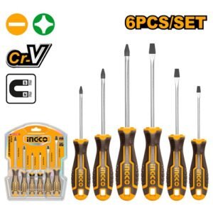 Ingco 6 Pieces Screw Driver Set Hksd0628