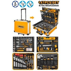 Ingco 147 Pieces Hand Tool Set Hkthp21471