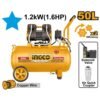 Ingco 1200W Oil Free Air Compressor 50Ltr Acs112501