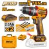 Ingco 20V Cordless Impact Drill Machine 13Mm Cidli207686 — Ingco Drills & Screw Drivers