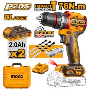 Ingco 20V Cordless Impact Drill Machine 13Mm Cidli207686