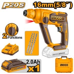 Ingco 20V Cordless Rotary Hammer 16Mm Crhli201681
