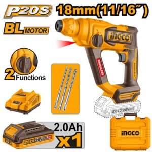Ingco 20V Cordless Rotary Hammer 18Mm Crhli201881