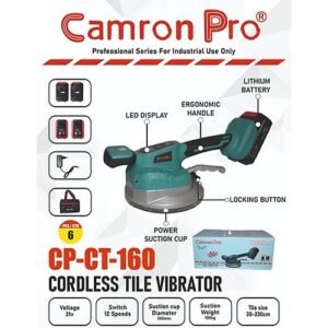 Alternative view of Camron Pro 21V 160MM Cordless Tile Vibrator Cp-ct-160