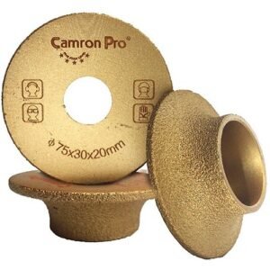 Camron Pro 3 Inch Diamond Moulding Wheel 75Mm Half Round