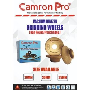Alternative view of Camron Pro 3 Inch Diamond Moulding Wheel 75Mm Half Round