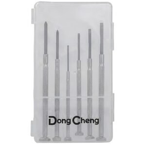 Dongcheng 6 Pieces Precision Screw Driver Set Watch Maker