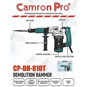 Alternative view of Camron Pro 1200W Demolition Hammer 5Kg Cp-dh-810t