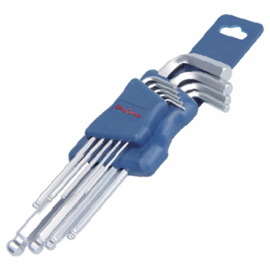 Dongcheng 9 Pieces Ball Type Hex Allen Key Set