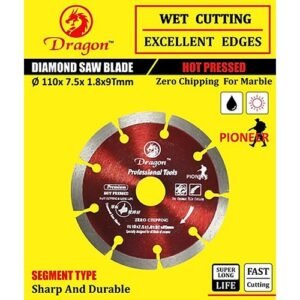 Alternative view of Dragon 4 Inch 9 Seg Diamond Saw Blade 110Mm Pioneer