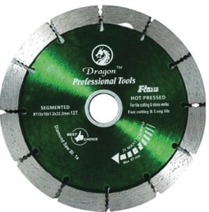 Dragon 4 Inch 12 Seg Diamond Saw Blade 110Mm Flora — Dragon Diamond Saw Blades