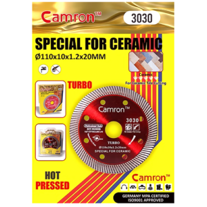 Alternative view of Camron 4 Inch Thin Turbo Diamond Saw Blade 110Mm Red 3030