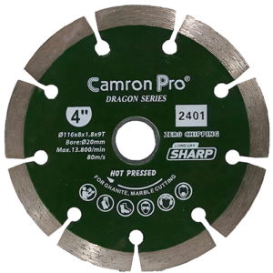 Camron Pro Dragon Series 4 Inch 9 Seg Diamond Saw Blade 110Mm 2401