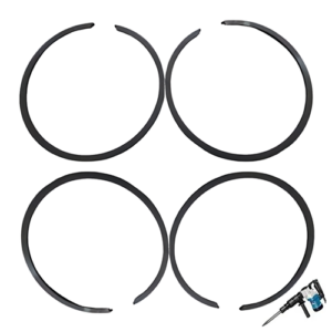 Alphabet 0810 Demolition Hammer 5Kg Steel Piston Ring Set 4 Pieces