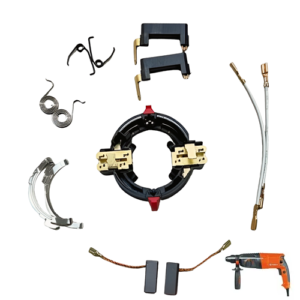 Alphabet 2-26 Rotary Hammer 26Mm Carbon Holder Set With Carbon Brush