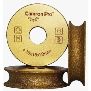 Camron Pro 3 Inch Diamond Moulding Wheel 75Mm Full Round