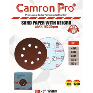 Camron Pro 5 Inch Sand Paper With Velcro 125Mm